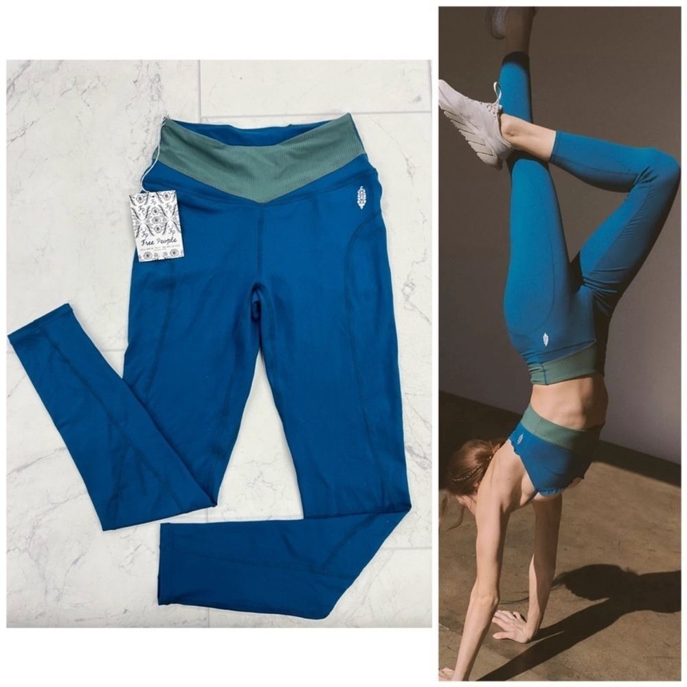 Free People High Rise Ankle Lucky Stars Leggings
